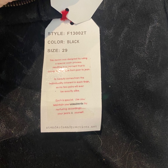 Brand New Standards and Practices Black Jeans - Picture 2 of 4